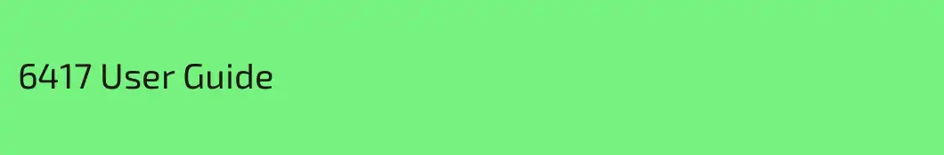 6417 User Guide
